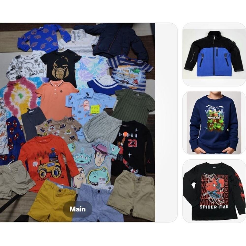NWOT Boys Clothing Wholesale Liquidation Lot of 25pcs Fall/Winter Size 5-6